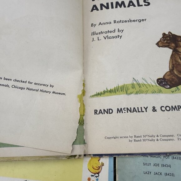 ✅Mixed Lot Of 28 VTG HC Childrens Books Rand McNally Wonder Books and Various - Picture 12 of 16